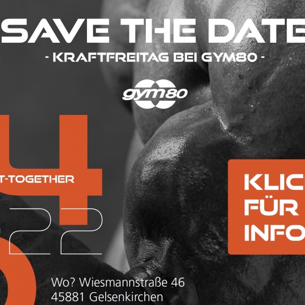 14.10.2022 KRAFTFREITAG bei gym80